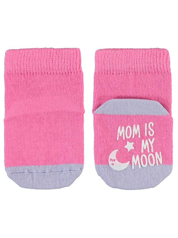 Civil Baby My Mom Kaydırmaz 6-18 Ay Bebek Kız Çorap Set