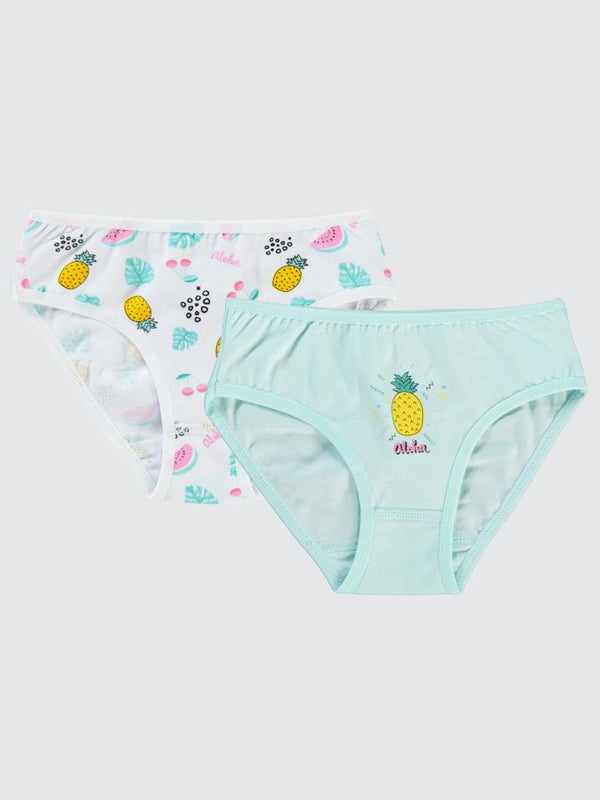 Civil Girls Pineapple 2-10 Yaş 2'li Külot Set