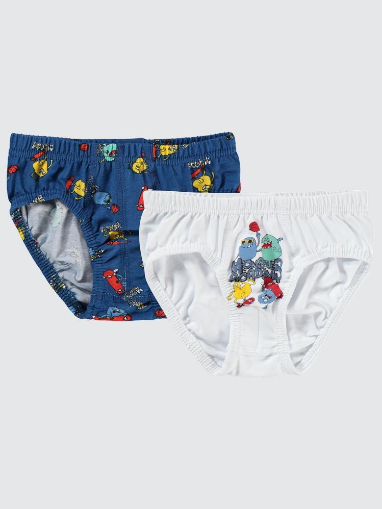 Civil Boys Monster 2-10 Yaş 2'li Külot Set