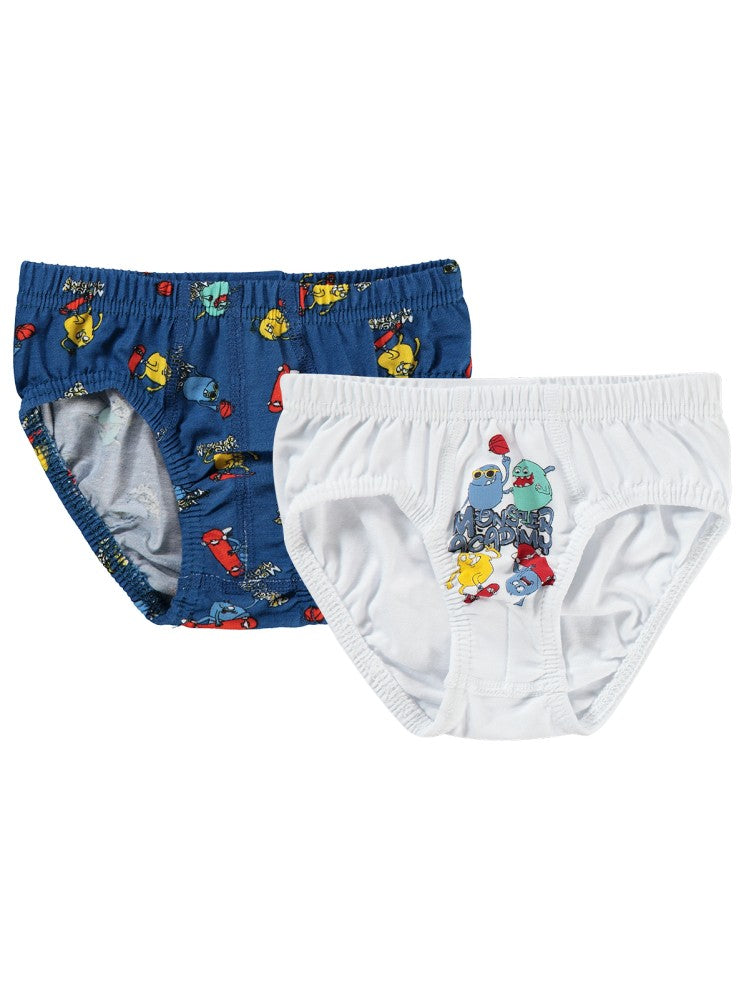 Civil Boys Monster 2-10 Yaş 2'li Külot Set