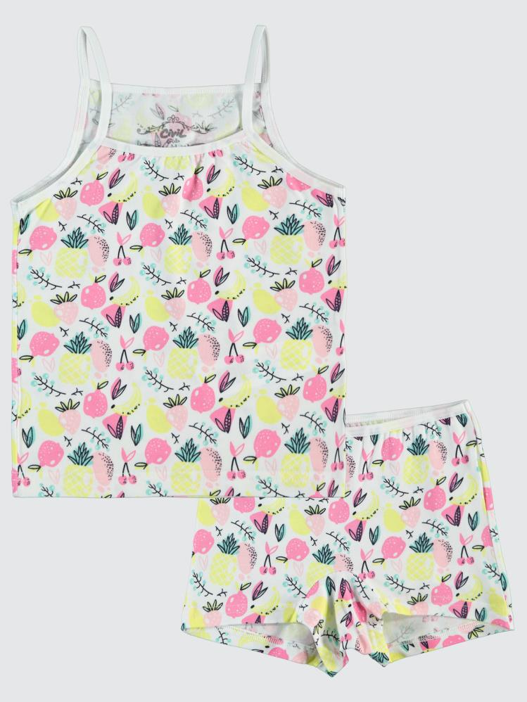 Civil Girls Fresh Empirme Desen 2-10 Yaş İç Çamaşır Takım