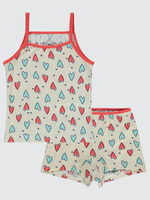 Civil Girls Cute Empirme Desen 2-10 Yaş İç Çamaşır Takım