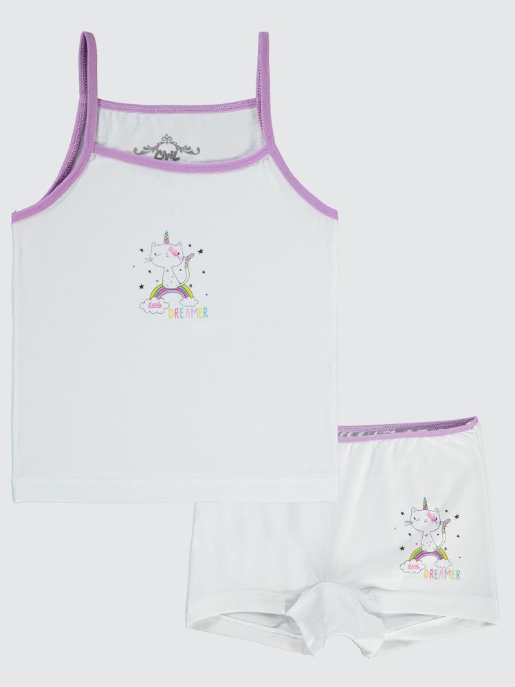 Civil Girls Unicorn 2-10 Yaş İç Çamaşır Takım