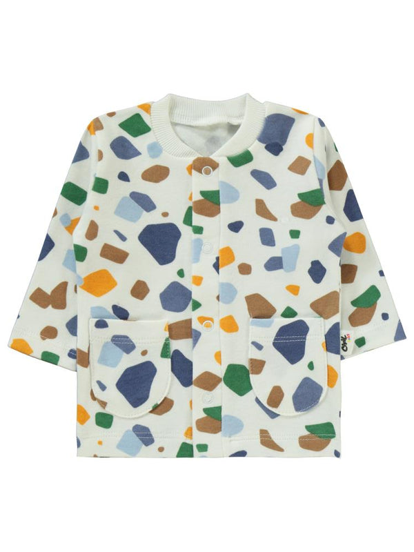 Civil Baby Have a Nice Day Empirme 1-6 Ay Pijama Takımı - Ekru