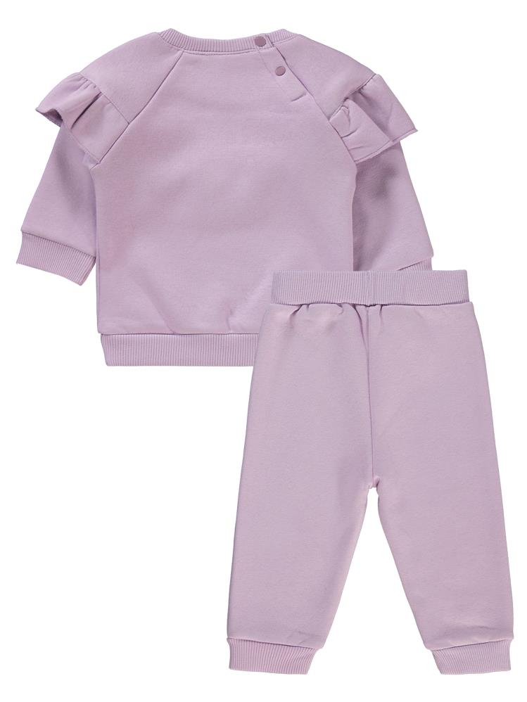 Civil Baby Fırfırlı 6-18 Ay Takım - Lila