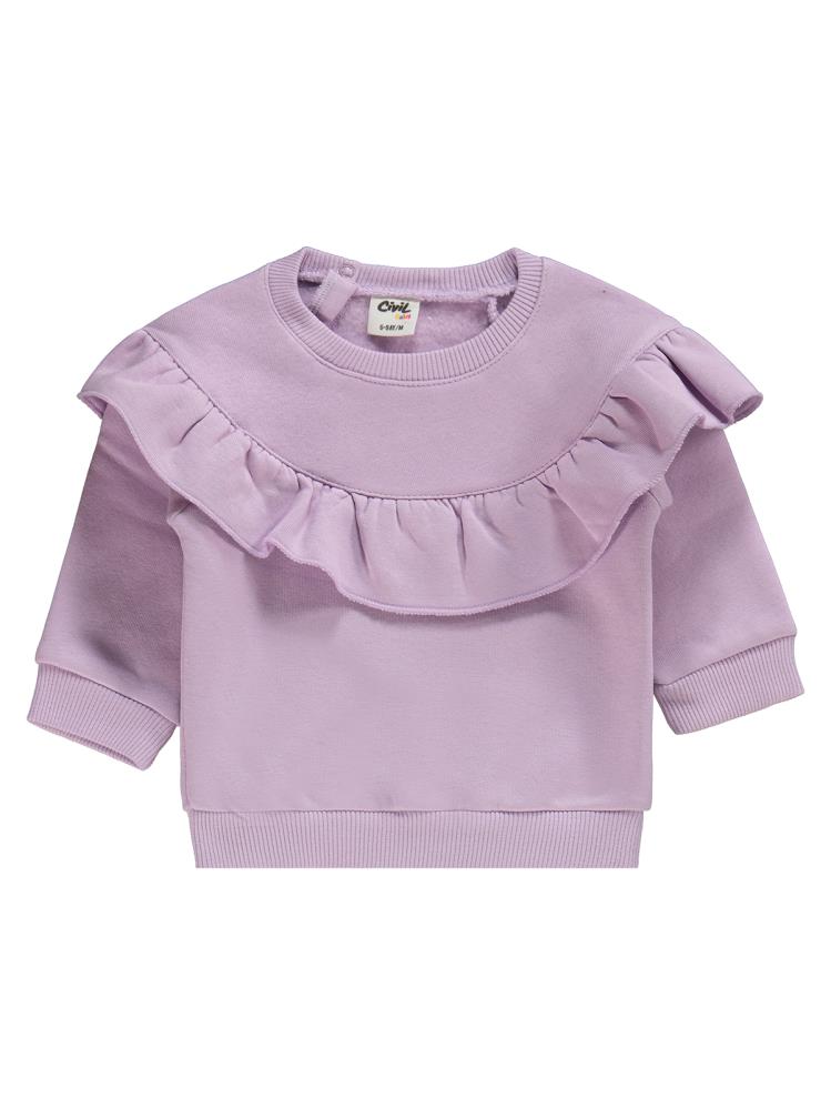 Civil Baby Fırfırlı 6-18 Ay Takım - Lila
