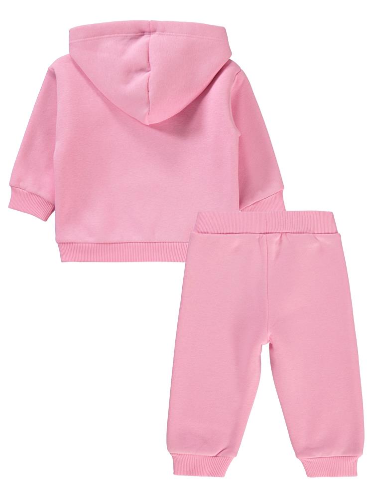 Civil Baby Yazı Baskılı 6-18 Ay Takım - Pembe