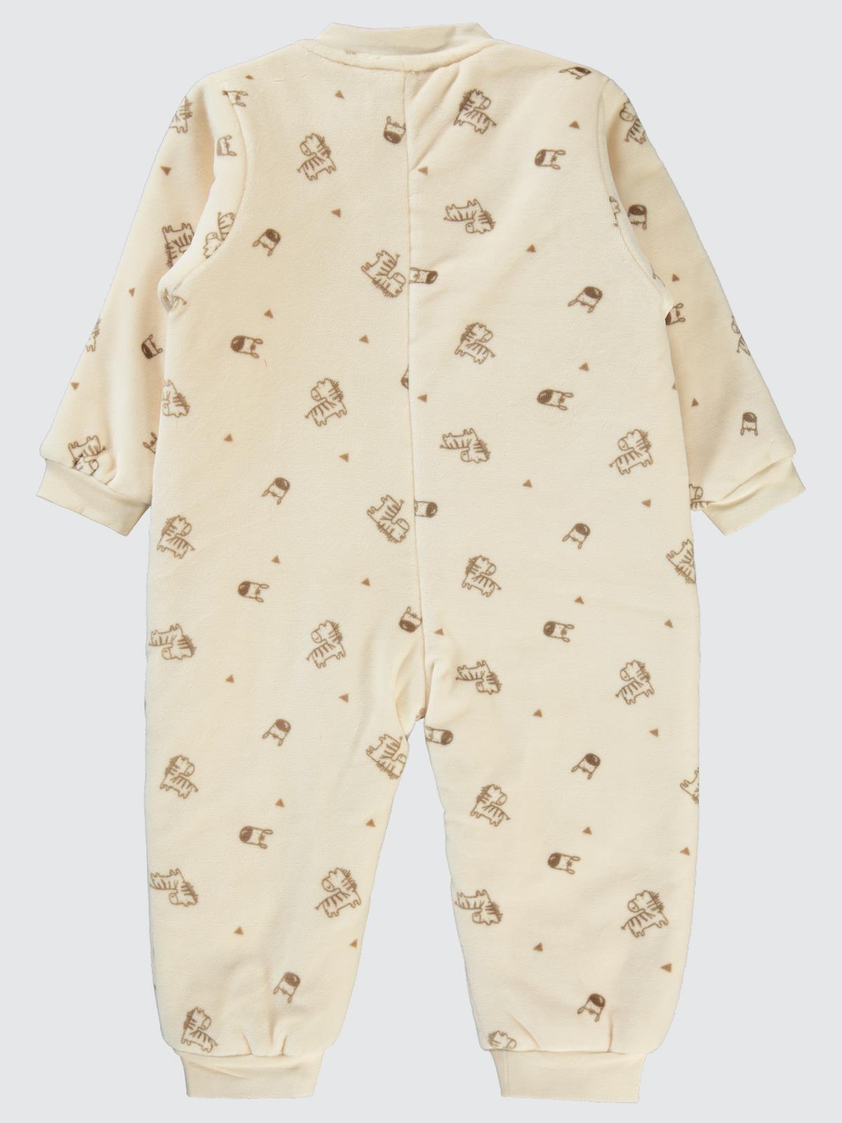 Civil Boys Zebralar Empirme 2-5 Yaş Uyku Tulumu - Kahverengi