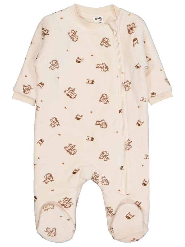 Civil Baby Zebralar Empirme 6-9 Ay Uyku Tulumu - Kahverengi