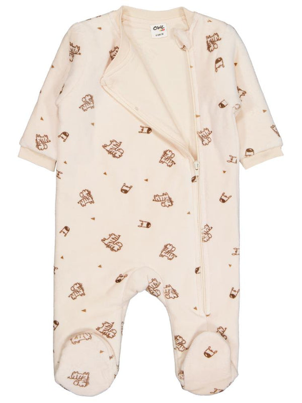 Civil Baby Zebralar Empirme 6-9 Ay Uyku Tulumu - Kahverengi