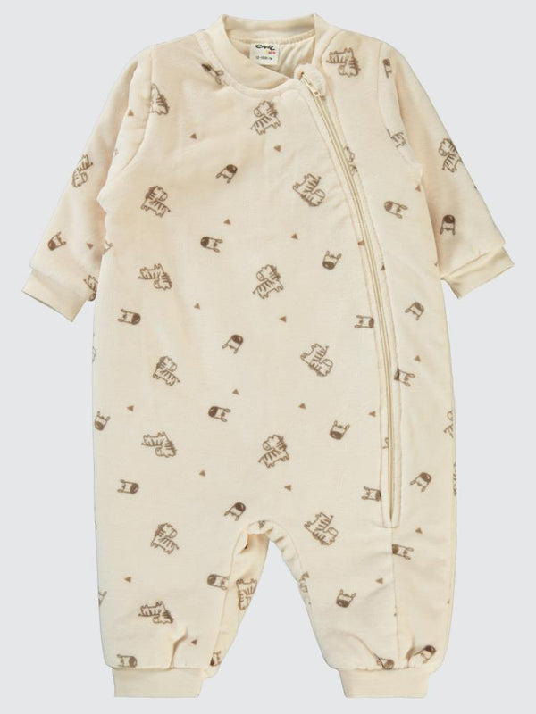 Civil Baby Zebralar Empirme 12-18 Ay Uyku Tulumu - Kahverengi