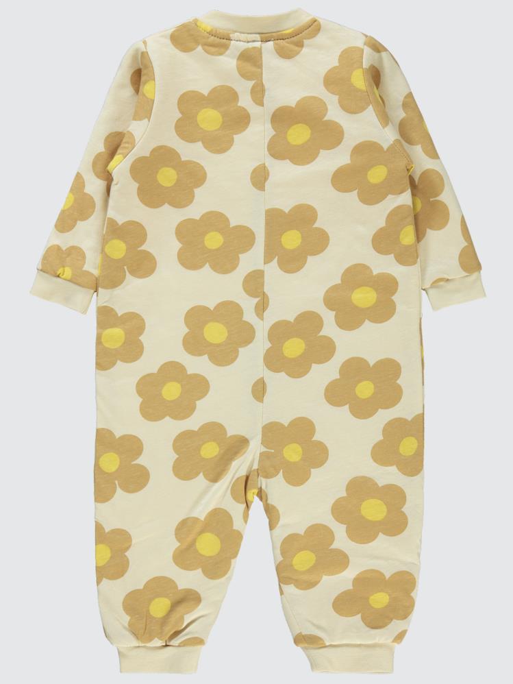 Civil Baby Big Daisy Empirme 12-18 Ay Uyku Tulumu - Bej