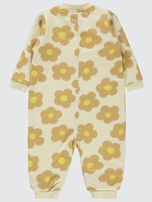 Civil Baby Big Daisy Empirme 12-18 Ay Uyku Tulumu - Bej