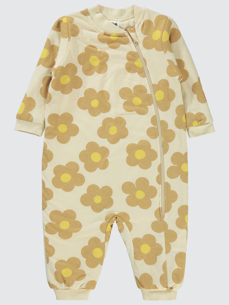 Civil Baby Big Daisy Empirme 12-18 Ay Uyku Tulumu - Bej