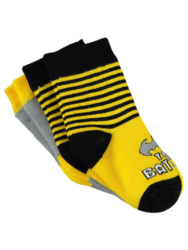 Batman Havlu 6-18 Ay Bebek Erk Çorap Set