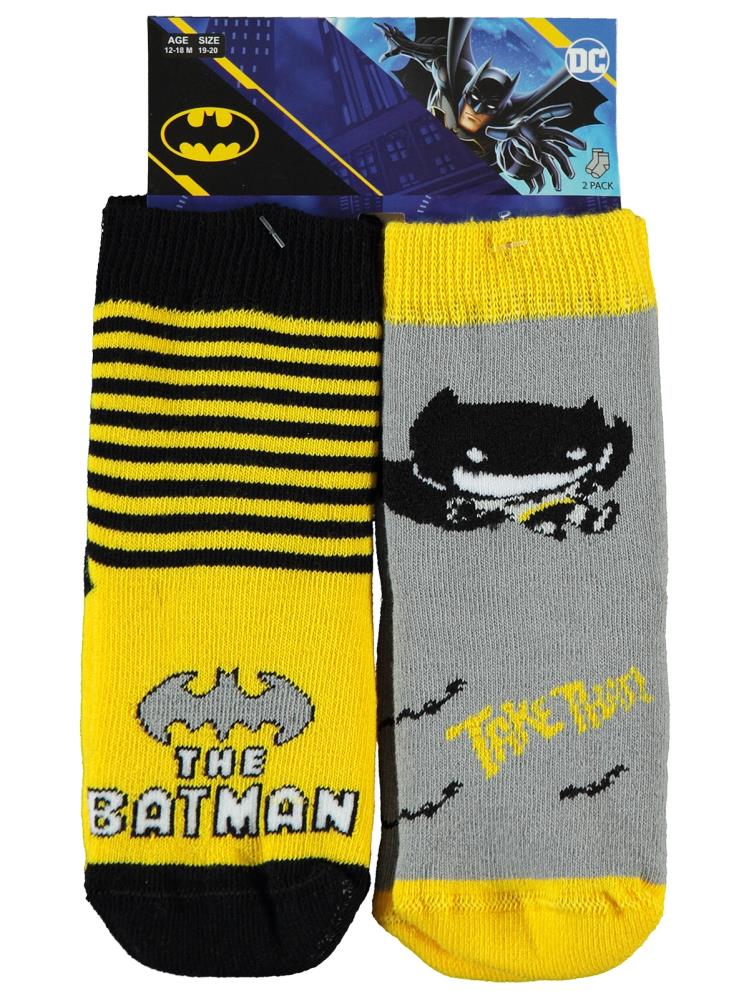 Batman Havlu 6-18 Ay Bebek Erk Çorap Set