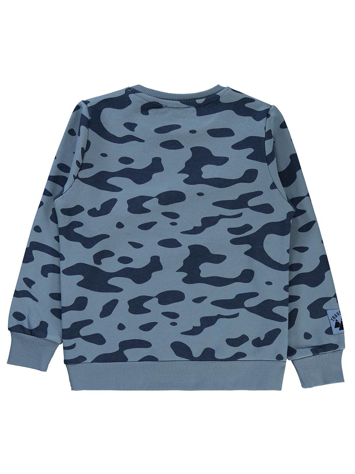 Civil Boys Mountaın Etiketli 6-9 Yaş Sweatshirt - Mavi