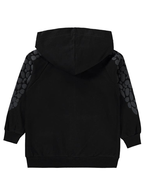 Civil Boys Dinozor Baskılı-Nakışlı 2-5 Yaş Hırka - Siyah