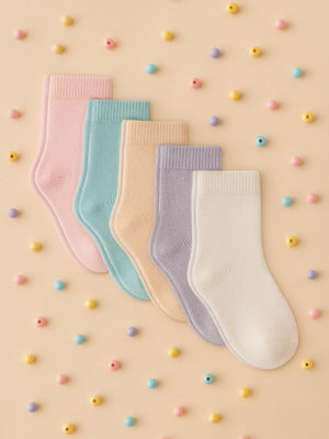 Civil Baby Kız Bebek 5'li Çorap 6-18 Ay