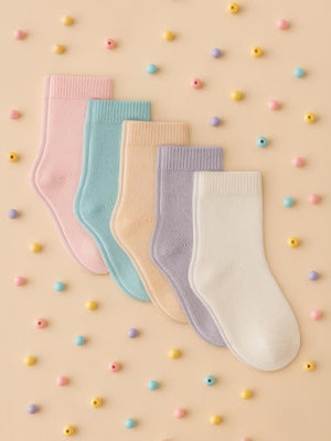 Civil Baby Kız Bebek 5'li Çorap 6-18 Ay