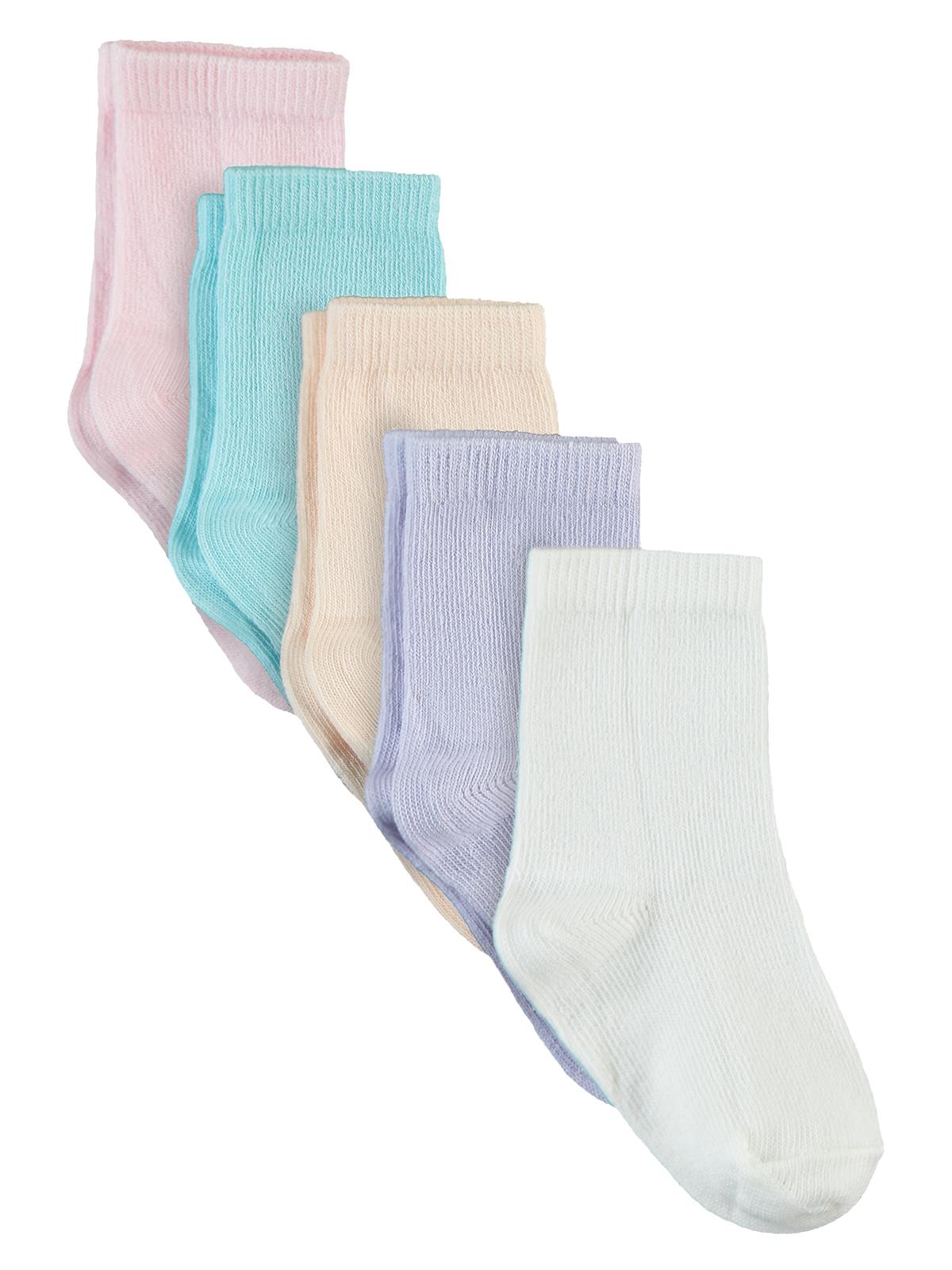 Civil Baby Kız Bebek 5'li Çorap 6-18 Ay