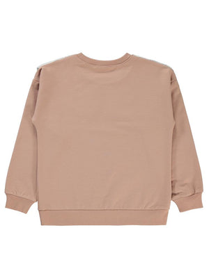 Civil Girls 2 İplik Yakalı 6-9 Yaş Sweatshirt - Turuncu