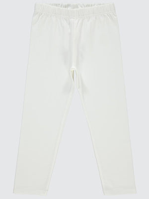 Civil Girls Basic 6-9 Yaş Tayt - Ekru