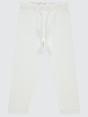 Civil Girls Basic 6-9 Yaş Tayt - Ekru