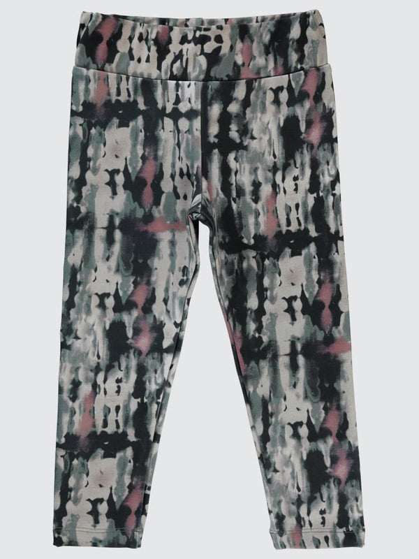 Civil Girls Renkli Kamuflaj Emp. Scuba 2-5 Yaş Tayt - Haki