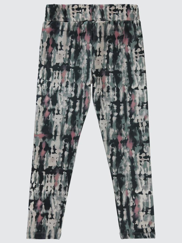 Civil Girls Renkli Kamuflaj Emp. Scuba 6-9 Yaş Tayt - Haki