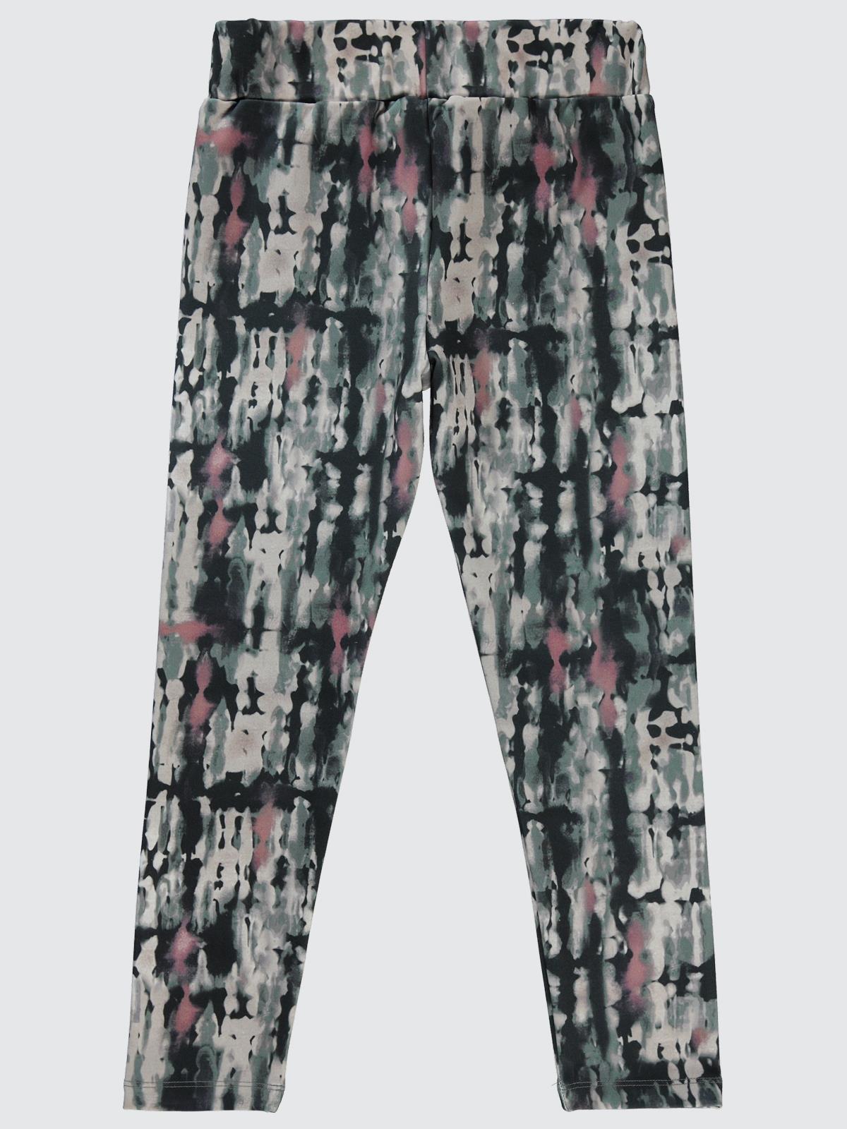 Civil Girls Renkli Kamuflaj Emp. Scuba 10-13 Yaş Tayt - Haki