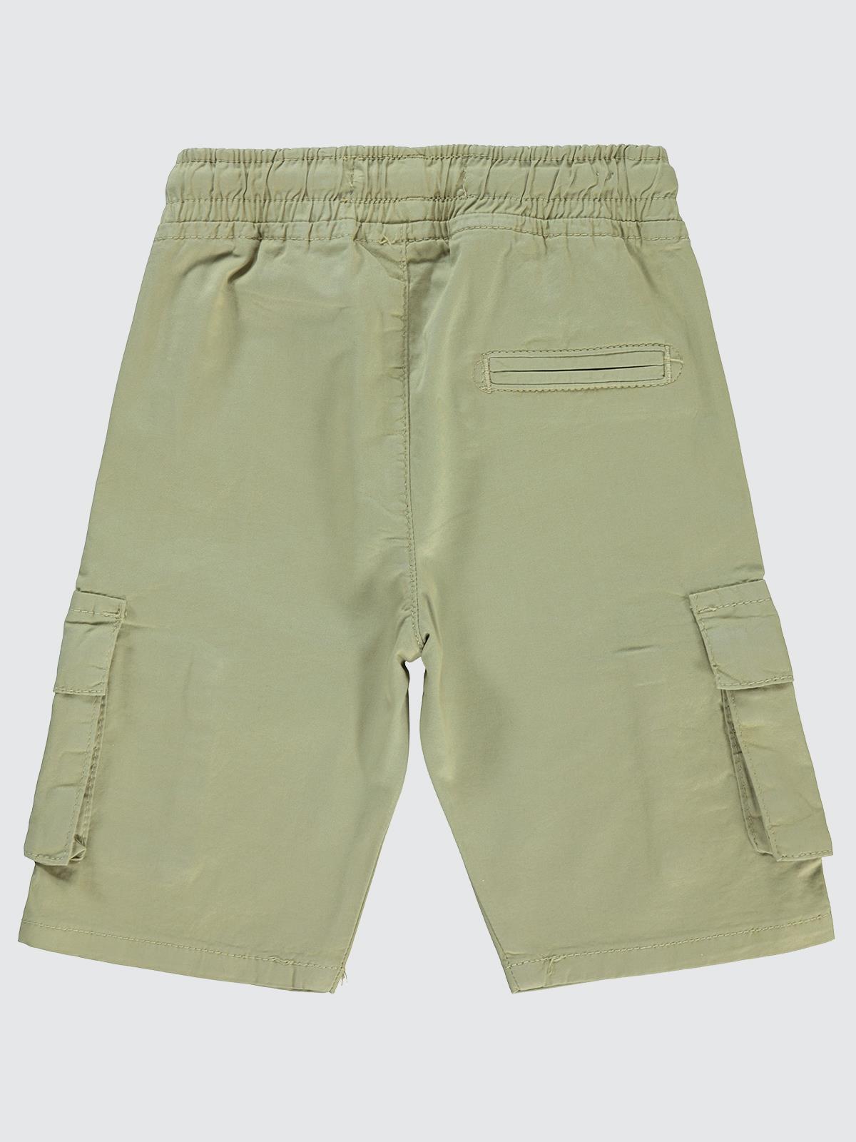 Civil Boys Beli Lastikli Yan Cepli 2-5 Yaş Kapri - Bej