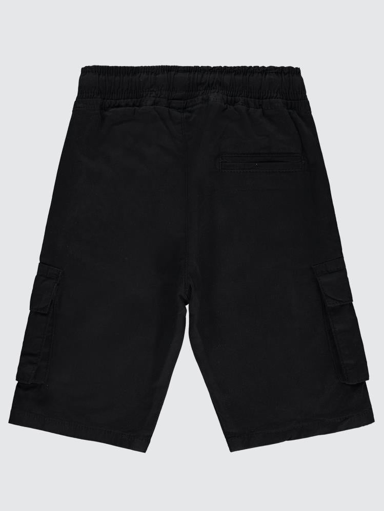 Civil Boys Beli Lastikli Yan Cepli 2-5 Yaş Kapri - Siyah