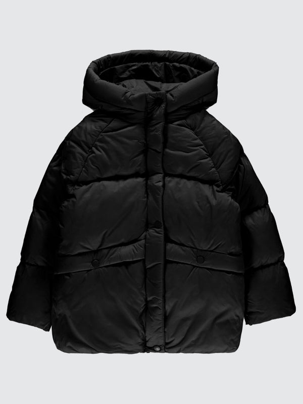 Civil Girls Over Size 10-13 Yaş Mont - Siyah