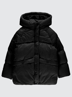 Civil Girls Over Size 10-13 Yaş Mont - Siyah