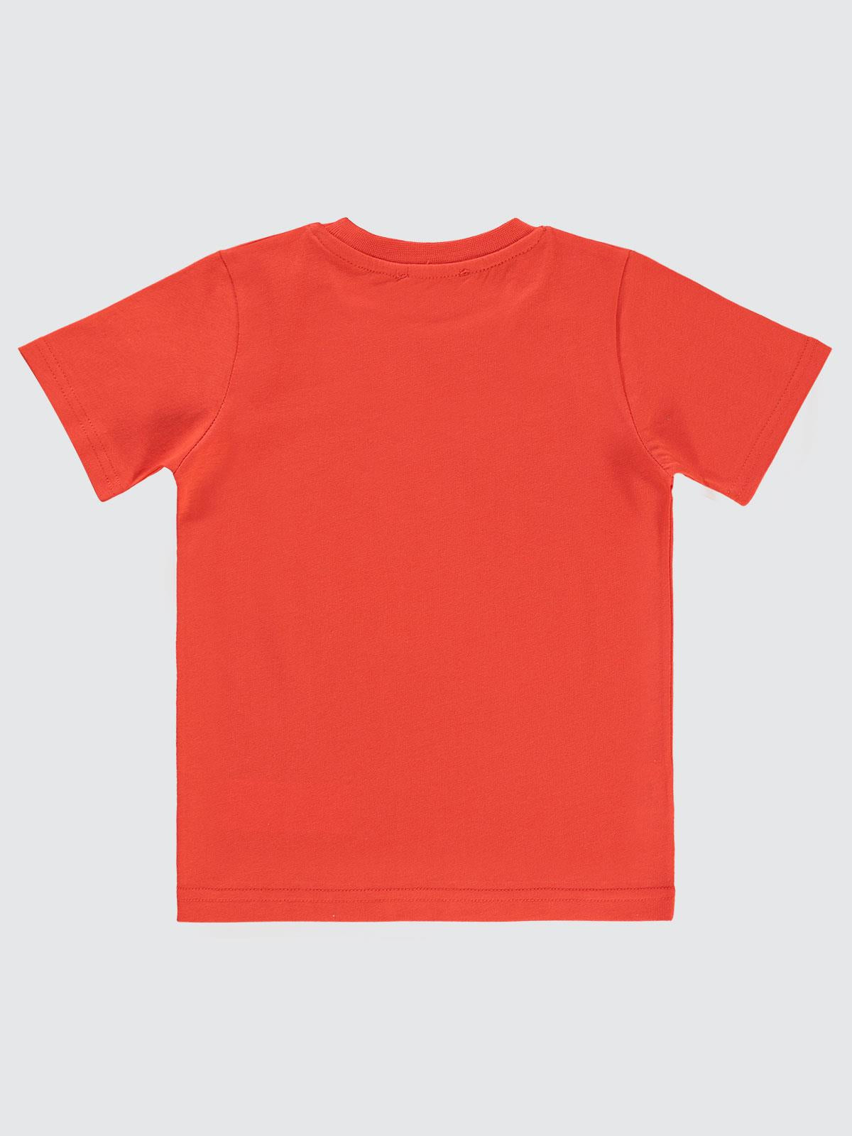Civil Boys Cvl Baskılı 2-5 Yaş Tişört - Kırmızı