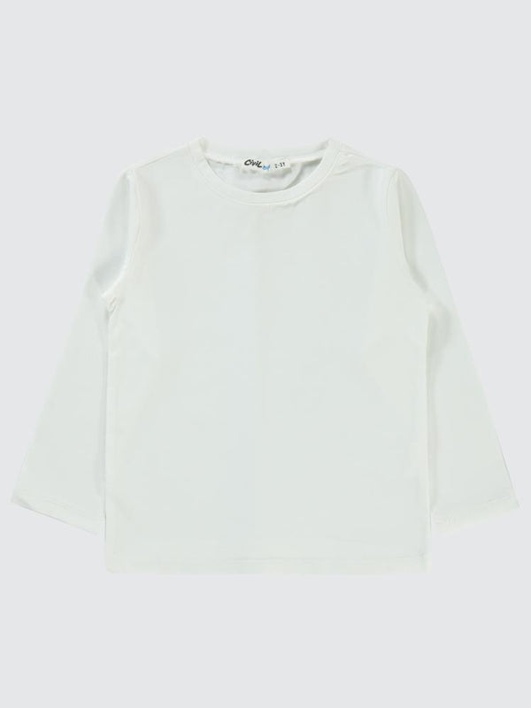 Civil Boys Basic 2-5 Yaş Sweatshirt - Ekru