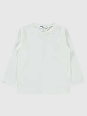 Civil Boys Basic 2-5 Yaş Sweatshirt - Ekru