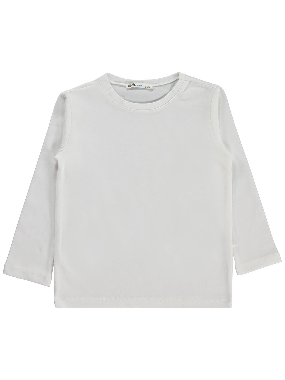 Civil Boys Basic 2-5 Yaş Sweatshirt - Ekru