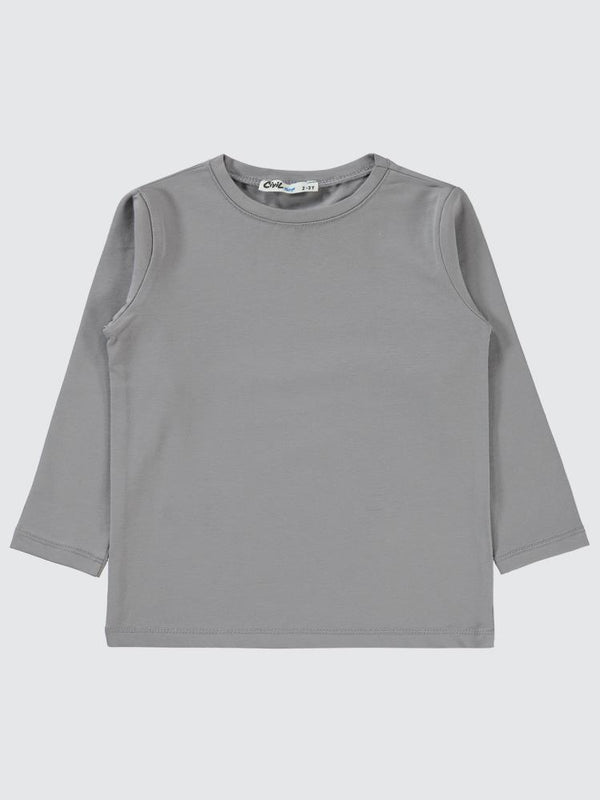 Civil Boys Basic 2-5 Yaş Sweatshirt - Gri