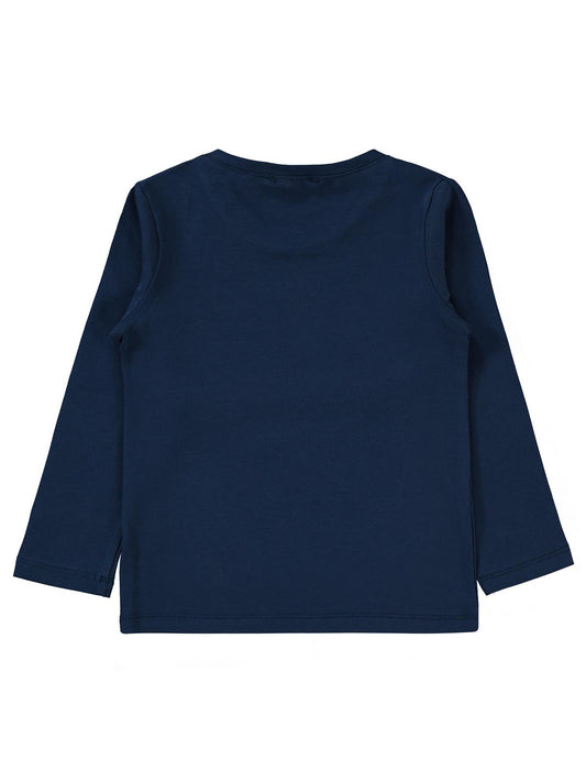 Civil Boys Erkek Çocuk Basic Sweatshirt | Likralı Süprem Uzun Kol | Okul Kreş ve Günlük Kullanım - Lacivert