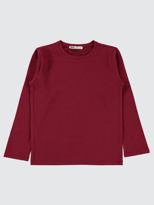 Civil Boys Basic 6-9 Yaş Sweatshirt - Bordo
