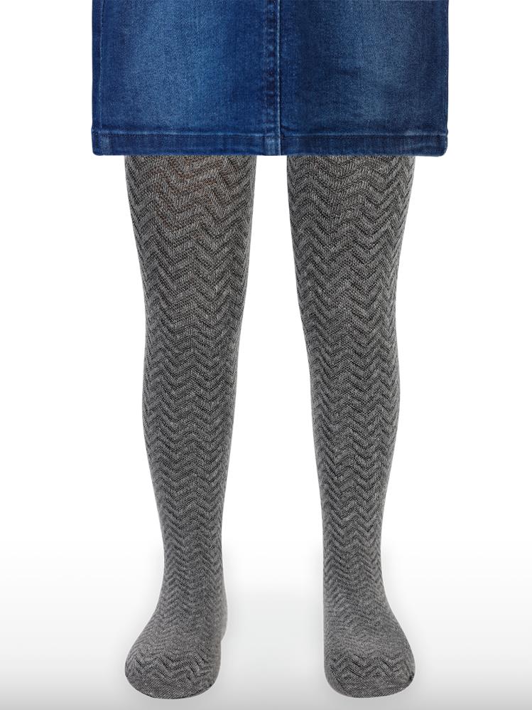 Civil Girls Stairs 2-12 Yaş Kız Külotlu Çorap - Gri