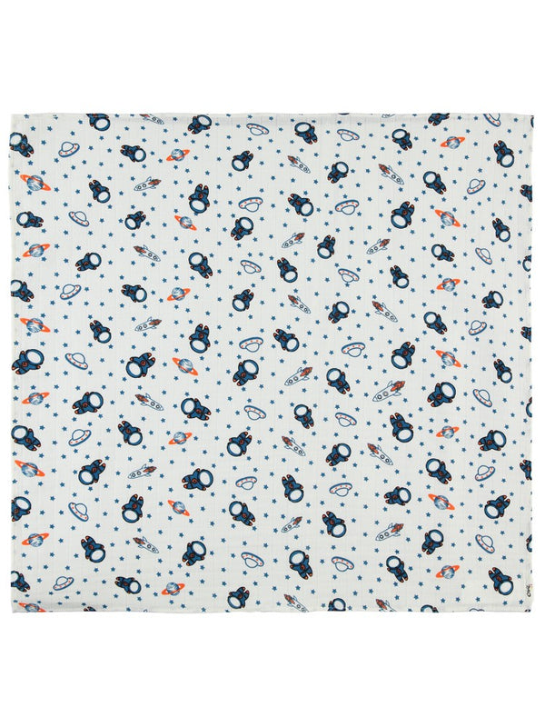 Civil Baby Space Empirme 75x75cm Battaniye - Mavi