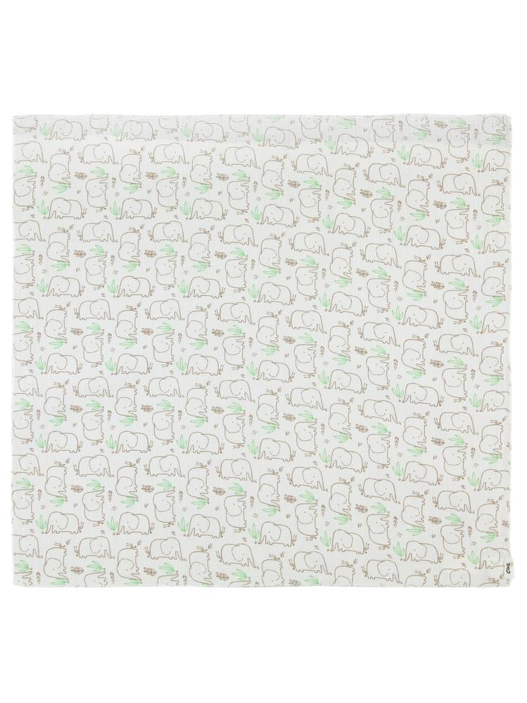 Civil Baby Baby Elephant Empirme 75x75cm Battaniye - Fil Dişi