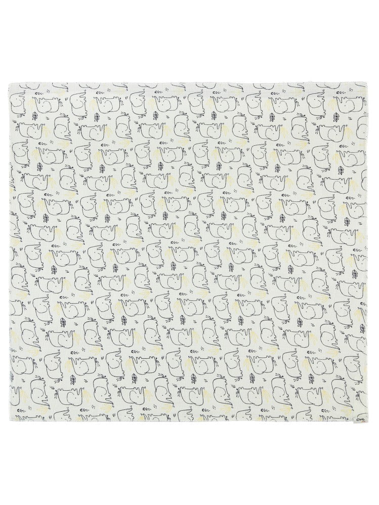 Civil Baby Baby Elephant Empirme 75x75cm Battaniye - Haki