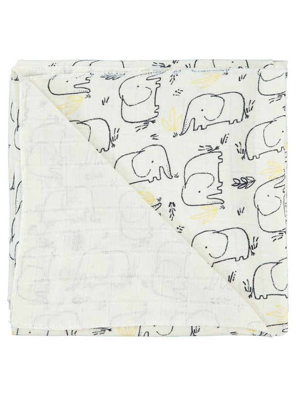 Civil Baby Baby Elephant Empirme 75x75cm Battaniye - Haki