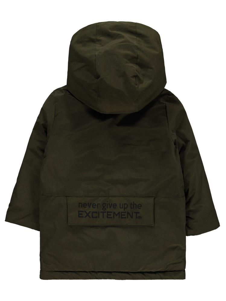 Civil Boys Cep Reflektörlü 2-5 Yaş Mont - Kahverengi