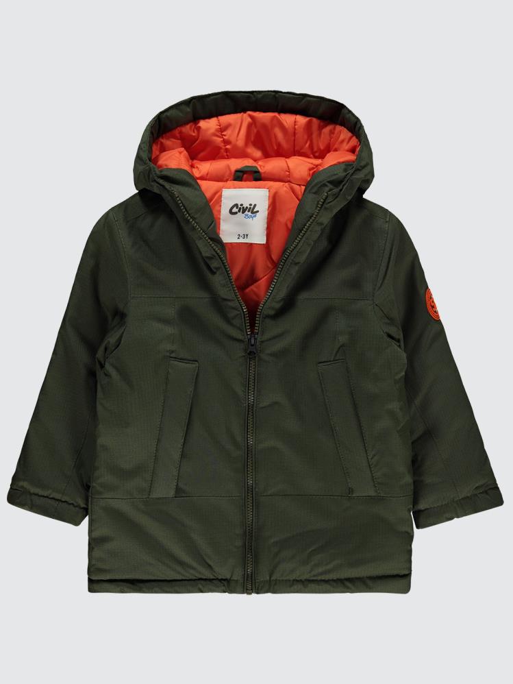 Civil Boys Kapak Cepli Parçalı 2-5 Yaş Mont - Haki