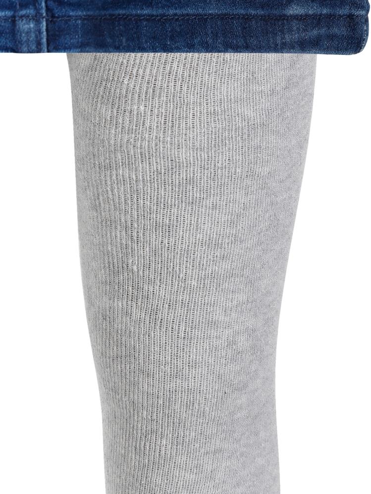 Civil Girls Basic Düz Havlu 2-12 Yaş Kız Külotlu Çorap - Gri